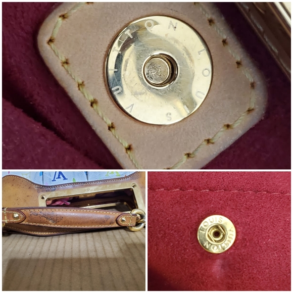 LOUIS VUITTON White Monogram Multicolore Judy PM Bag - Picture 12 of 13